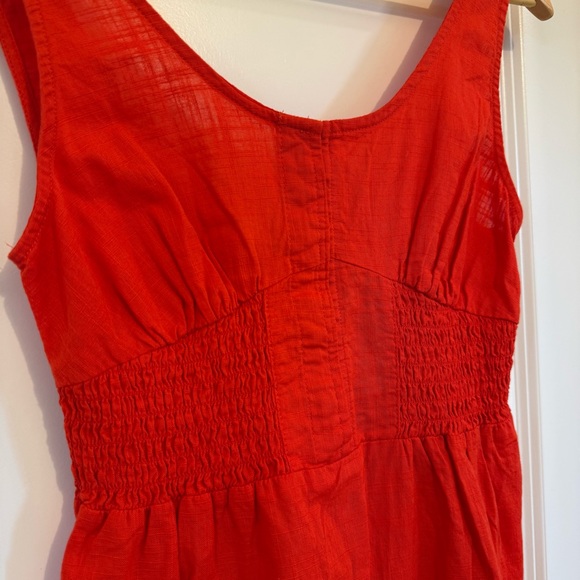 Arizona Jean Company red tiered cottagecore Dress size XS coquette Americana - Picture 5 of 10